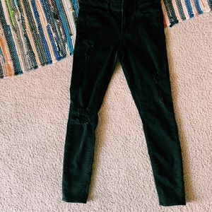 Worn 2x Articles of Society distressed black pants